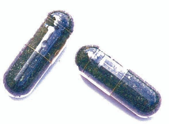 カプセル充填されたニゲラ・サティバ粉末