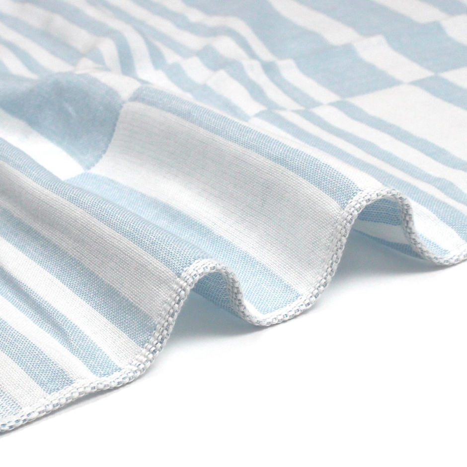 ▲使うほどに柔らかくなる4重ガーゼを使用