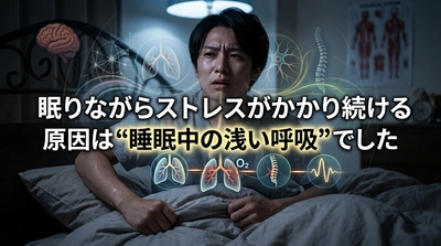 ◆眠りづらさの正体──「睡眠中にストレスがかかり続ける」という実態｜寝ると呼吸が弱くなるを解説するシリーズ第11回”脳が休めなくなる理由" 