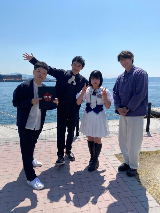 まつはましん・てつじ（シャンプーハット）・池田裕楽（STU48）・中田廉（カープOB） 