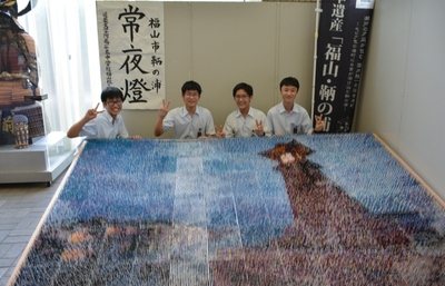 つまようじ44,720本を使った「つまようじアート」