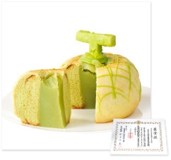 最高賞の「名誉総裁賞」を受賞した、メロンバームプレミアム 6,300円(税込)