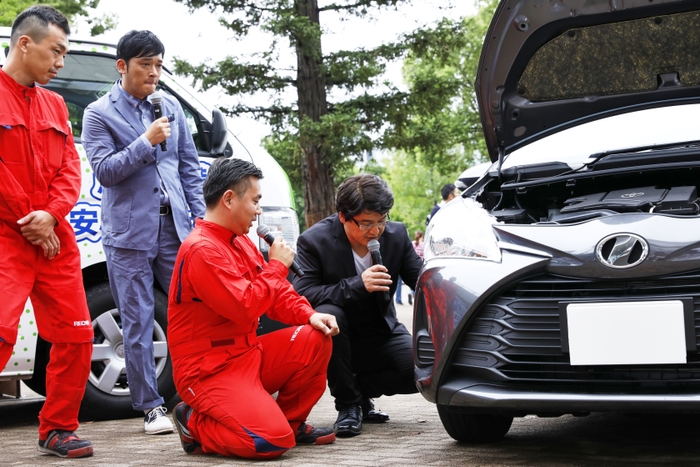 日常点検デモンストレーションの様子