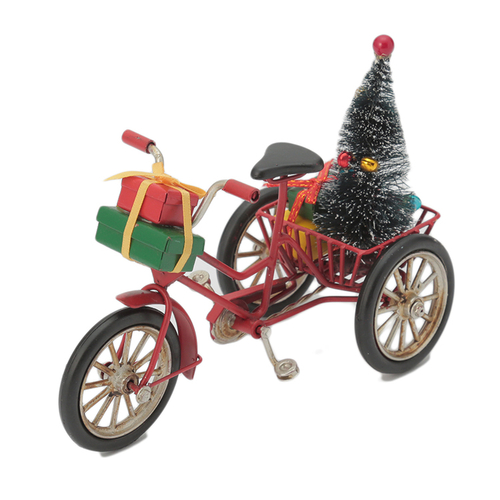 「アンティークデコ Bicycle Christmas」価格：1,280円／サイズ：W15.5×D7×H12cm