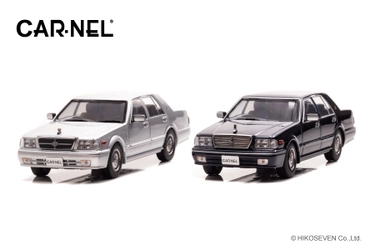 Y31日産グロリア / セドリックセダンBrougham VIPが 1/43スケールのミニカーになって登場！ 各300台限定で4月5日より予約受付開始