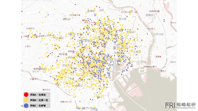 出典：Google mapを福嶋総研が加工