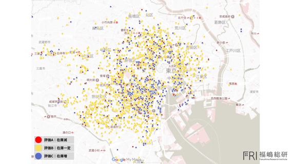 出典:Google mapを福嶋総研が加工