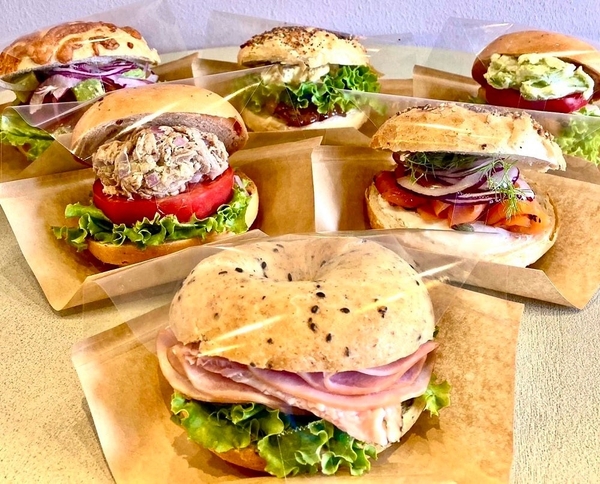 多彩なベーグルサンド