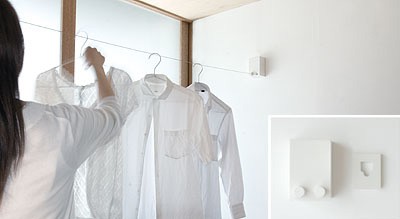 室内物干しワイヤーpid 使用例