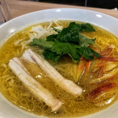 濃厚アラの塩麺　1,000円