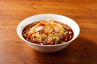 野菜たっぷり！香ばし濃口醤油ラーメン