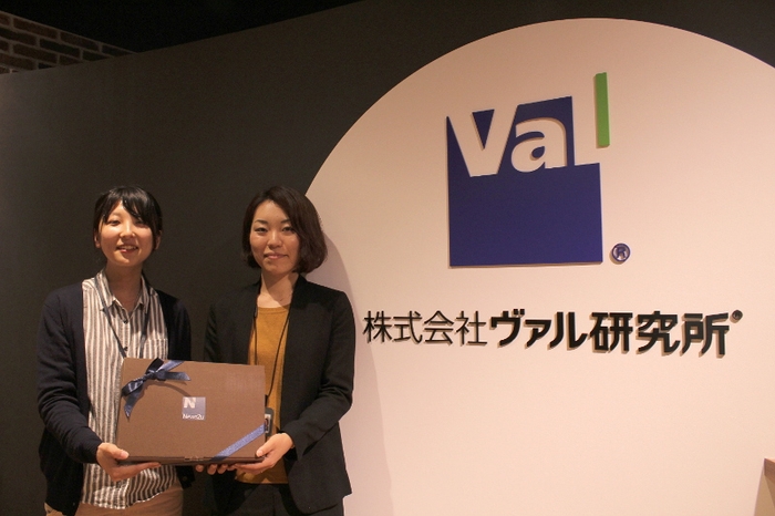 ヴァル研究所様より受賞コメントを頂戴しました!