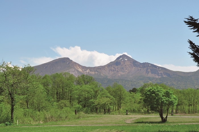 休暇村裏磐梯 磐梯山の雄姿