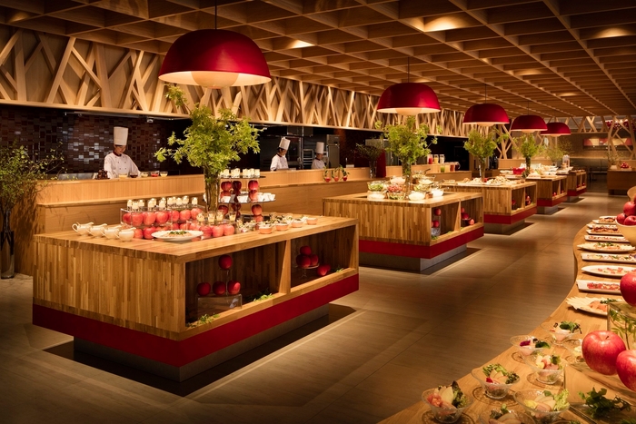 【奥入瀬渓流ホテル】青森りんごキッチン全景(2)