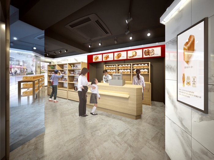 俺のBakery 用賀 内観パース