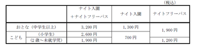 ナイト料金