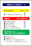 避難行動ガイド（一部抜粋）