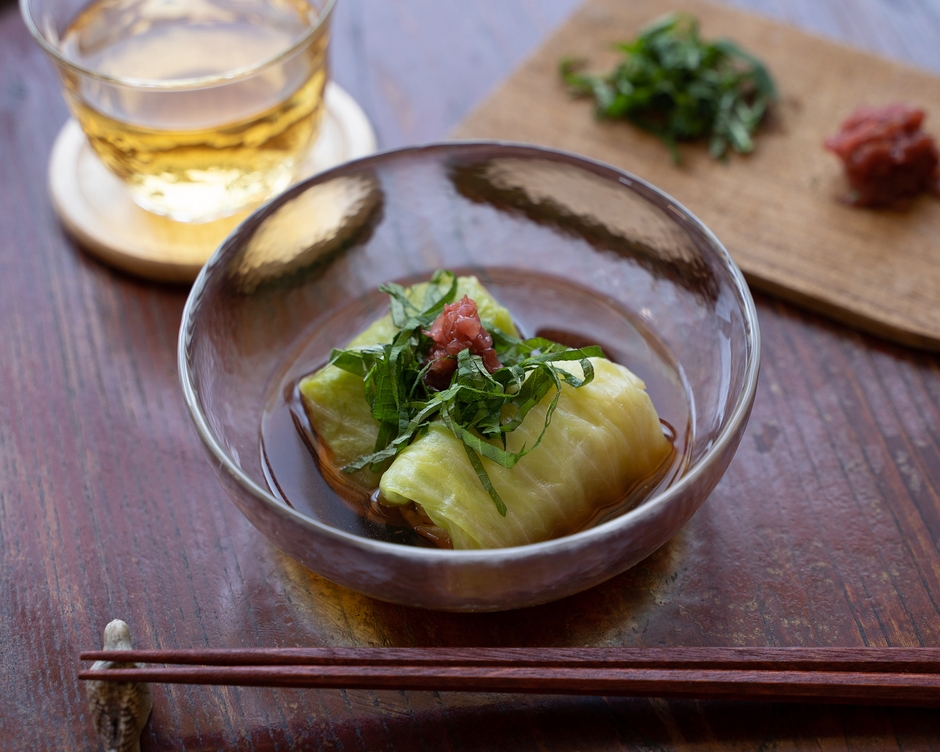 ロールキャベツレシピ めんつゆで冷やしロールキャベツ