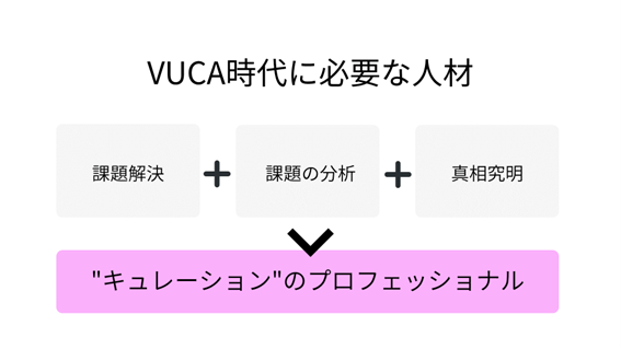 VUCA時代に必要な人材