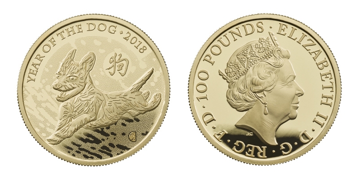 英国 100ポンド金貨