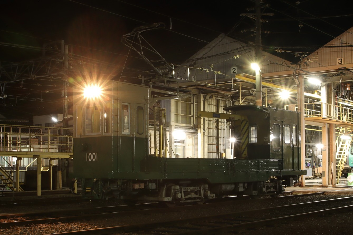 ２０２６年１０月１日（木）に
「電動貨車 デト1000形1001号車夜間撮影会」を開催します