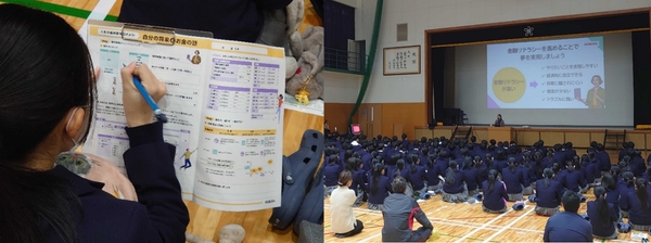 令和6年（2024年）に実施した「金融・経済に係る教育プログラム」の様子