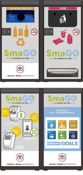 SmaGO正面（上）、側面（下）【イメージ】