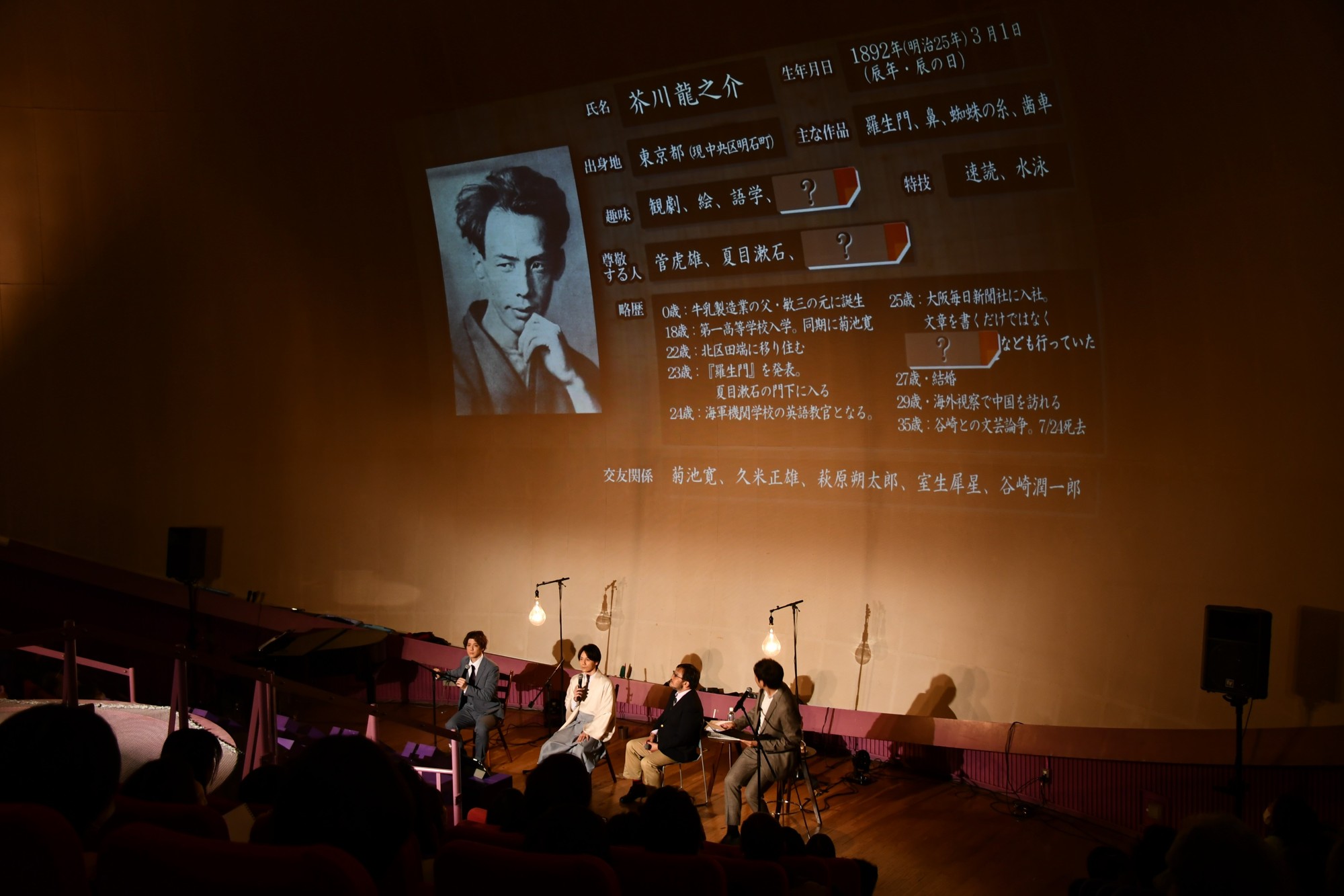 「芥川龍之介生誕祭」を開催