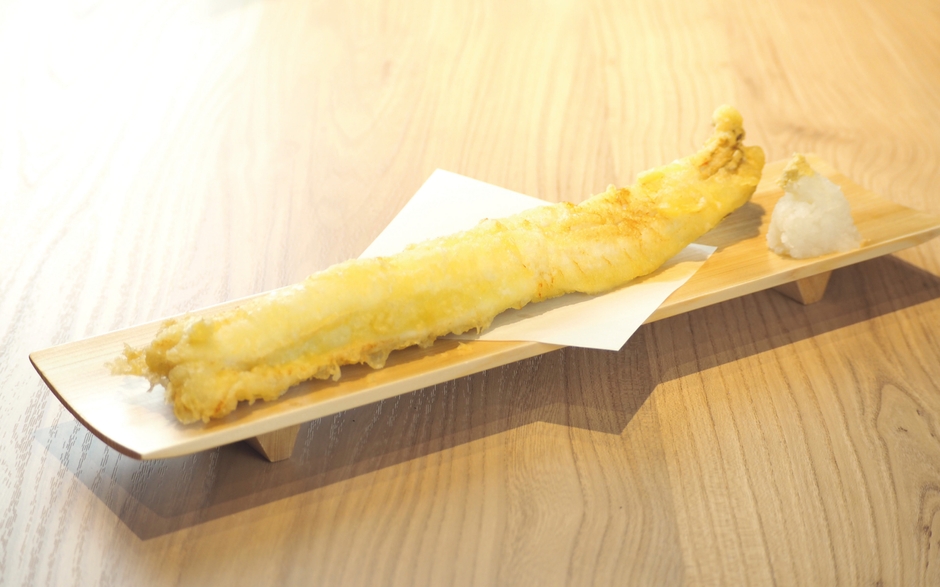名物ジャンボ穴子天ぷら(1,100円)