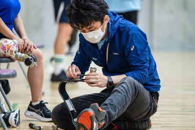 義足の調整