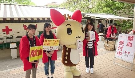 以前の献血イベントの様子