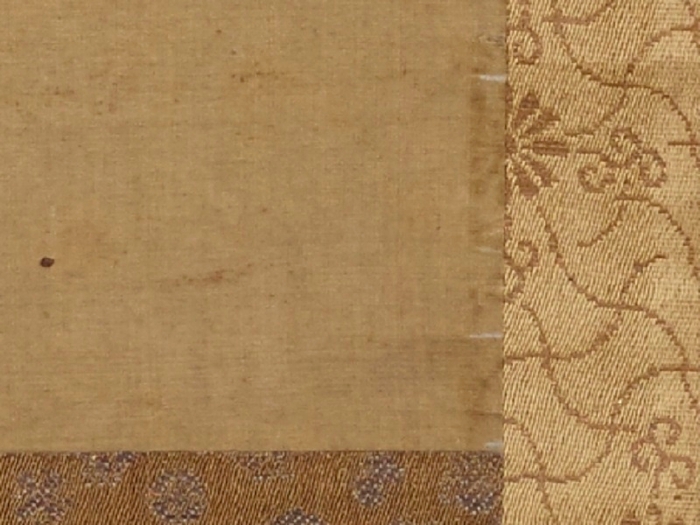 「見返り美人図」(部分) 折れや擦れの様子