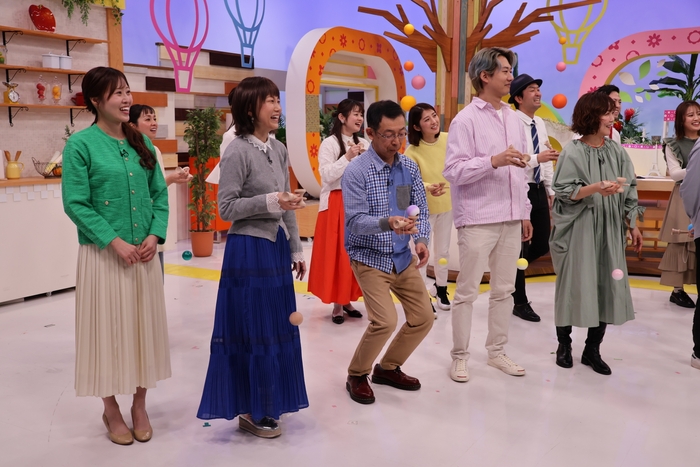 古沢アナウンサーがやりかたった生放送でのけん玉チャレンジ