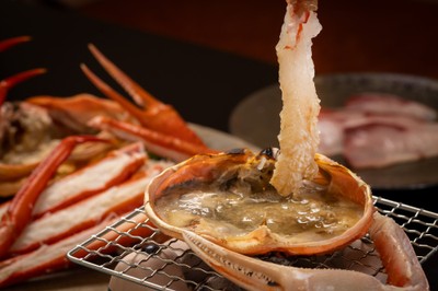 濃厚なカニみそを味わえるのもカニ料理の醍醐味(実際に提供されるメニューとは異なる可能性があります)