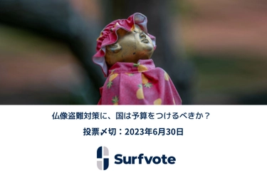 「仏像盗難対策に、国は予算をつけるべきか？」Surfvoteで投票開始