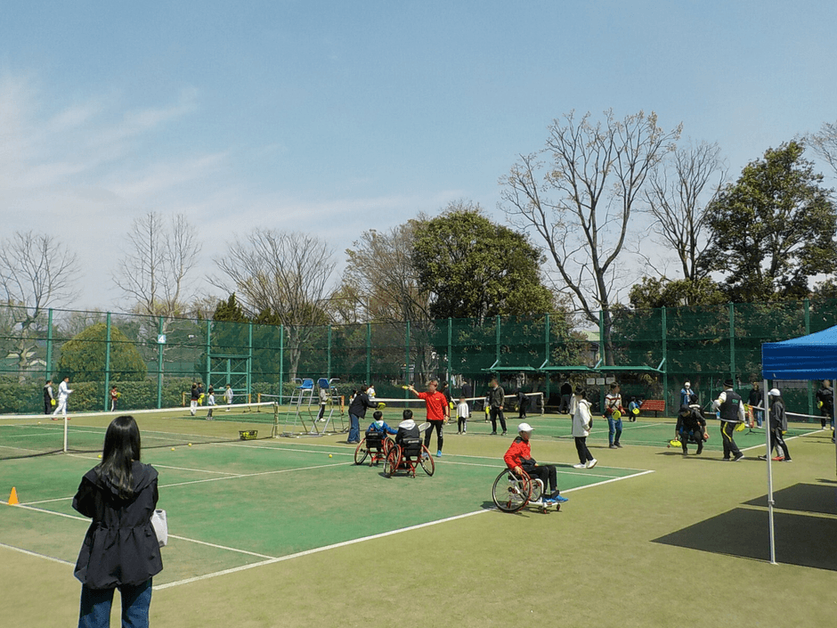 車いすテニス体験(イメージ)