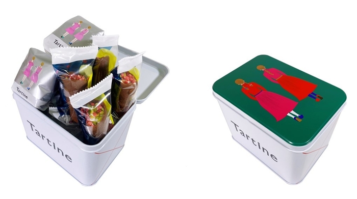 タルティン四角缶(小) 税込¥1,772