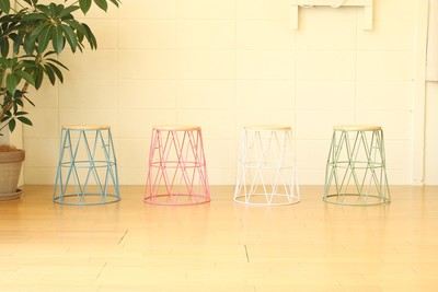 スタッキングワイヤースツール
