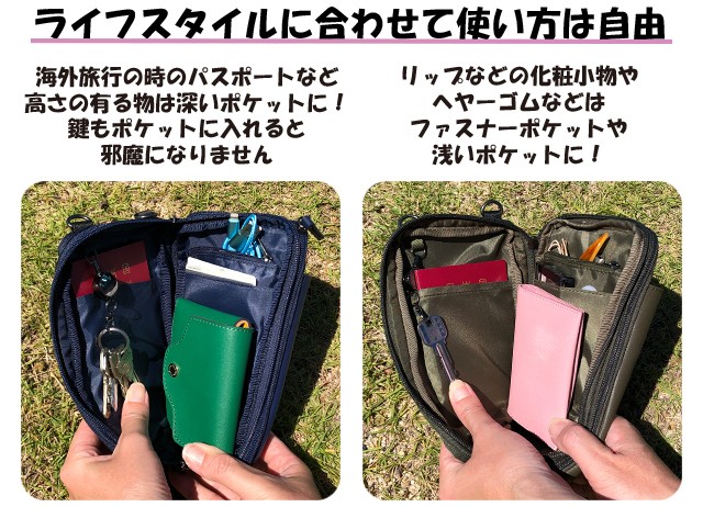 バッグスペースの使い方