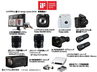 医療向け3次元画像解析システム「SYNAPSE VINCENT」、ハイブリッドインスタントカメラ「instax SQUARE SQ10」など 10製品が世界的に権威のある「iFデザイン賞」を受賞！