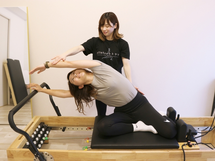 マシンピラティスで引き締める