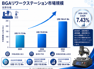 図.   BGAリワーク装置、世界市場規模