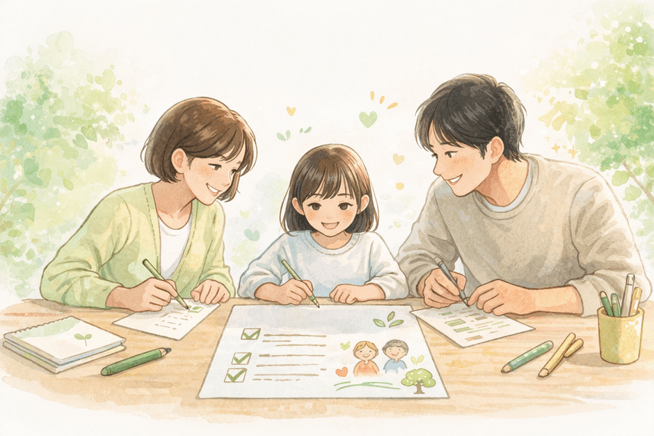 共同親権を選択した親向けの養育計画書作成サポートサービス