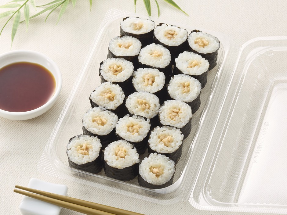 ひきわり納豆細巻　増量　イメージ画像
