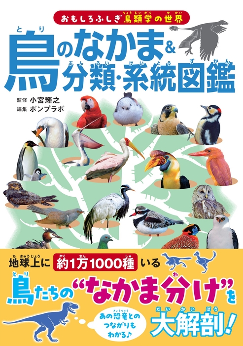 『鳥のなかま&分類・系統図鑑』書影