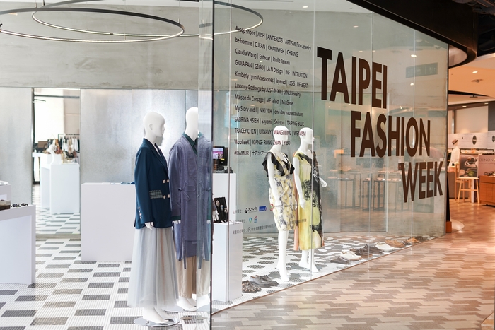 台北ファッションウィークSS22の期間限定ポップアップストア(画像提供:CNX Taiwan)