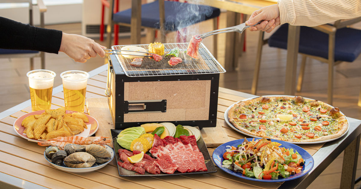 淡路島の海と夕陽を眺めるシーサイドレストラン＆マーケット「クラフトサーカス」 本格炭火焼肉をフードコートスタイルで楽しむ『焼肉サーカス』 12月26日（火）オープン