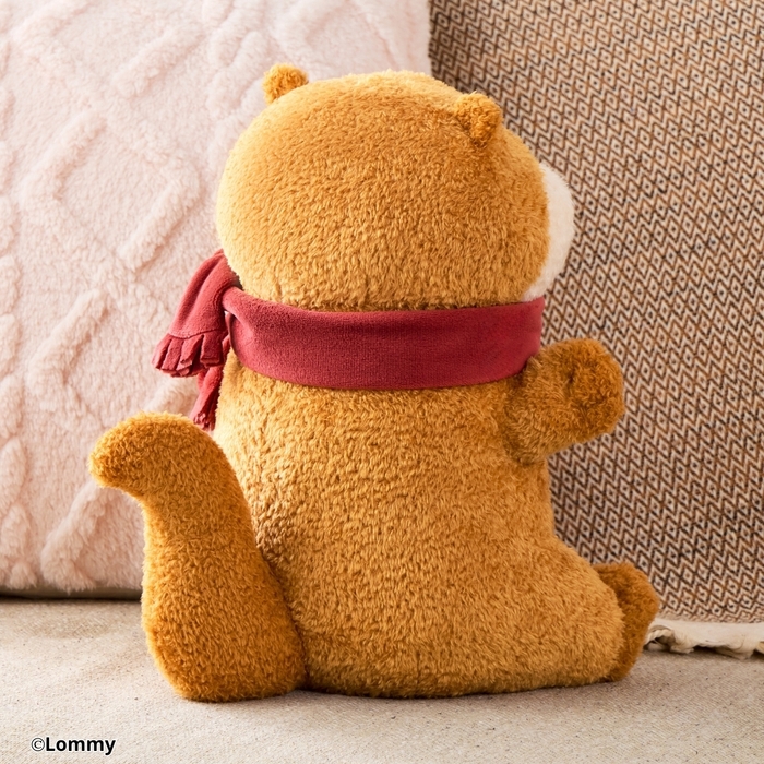 あったかぬいぐるみ　可愛い嘘のカワウソ　背面