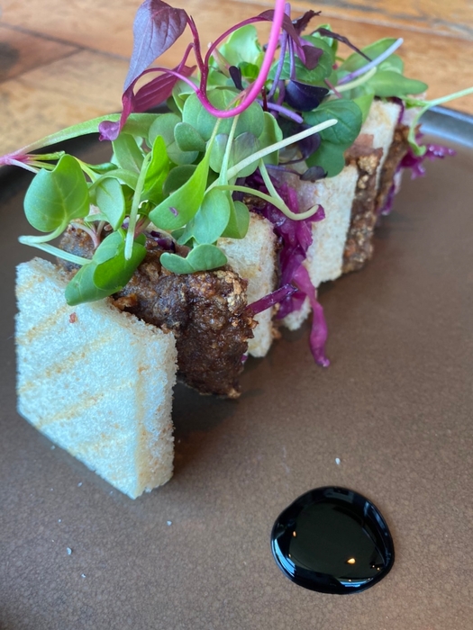 バスクメニュー クジラの竜田揚げ