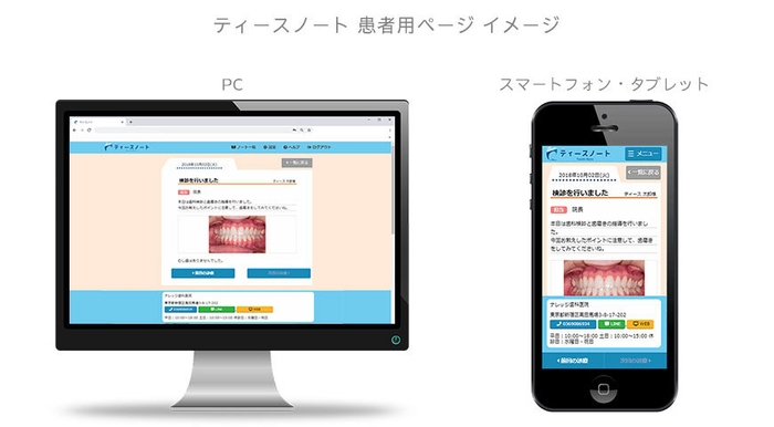 患者用ページ イメージ